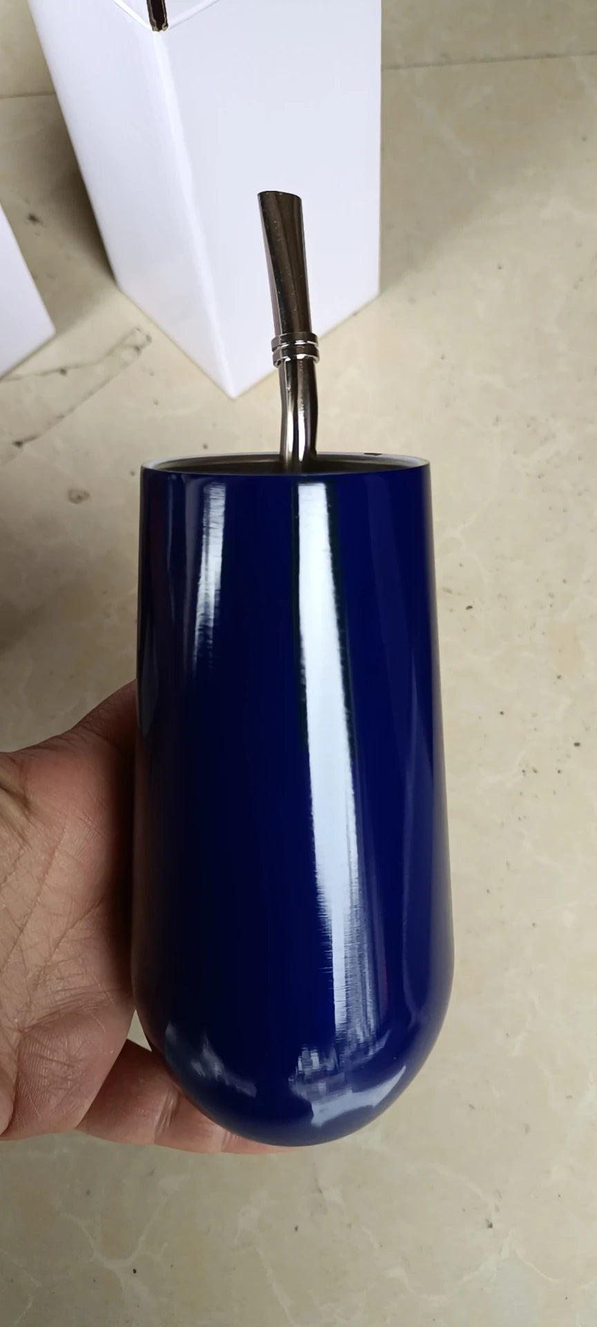 🥂 Taza Térmica de Acero Inoxidable con Tapa y Sorbete