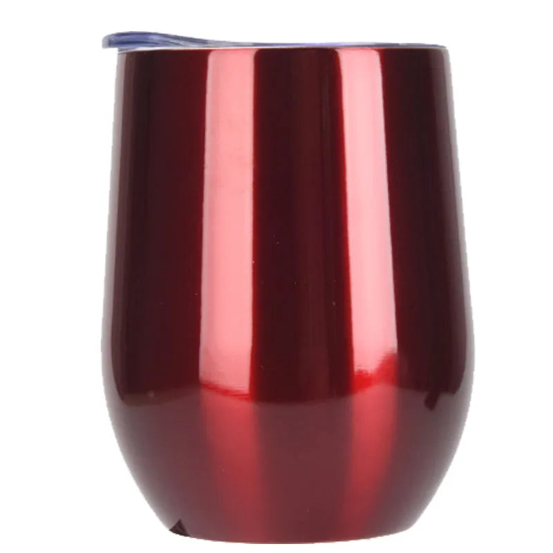 🥂 Taza Térmica de Acero Inoxidable con Tapa y Sorbete