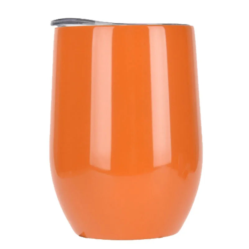 🥂 Taza Térmica de Acero Inoxidable con Tapa y Sorbete