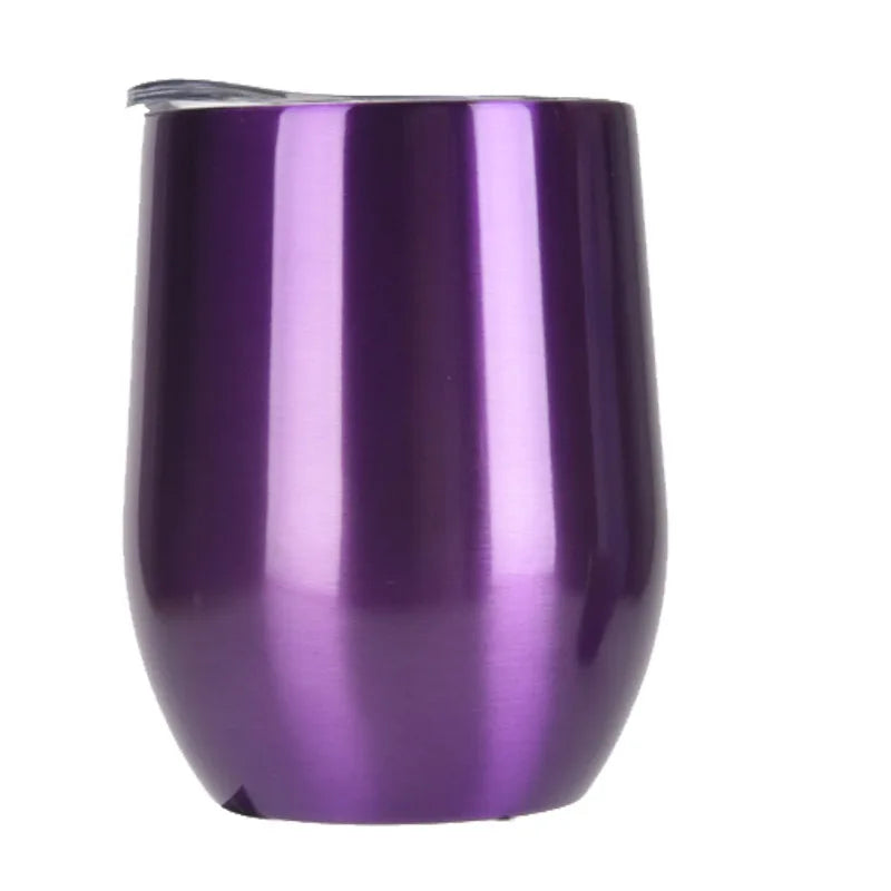 🥂 Taza Térmica de Acero Inoxidable con Tapa y Sorbete