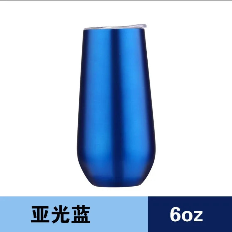 🥂 Taza Térmica de Acero Inoxidable con Tapa y Sorbete
