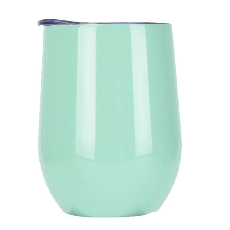 🥂 Taza Térmica de Acero Inoxidable con Tapa y Sorbete