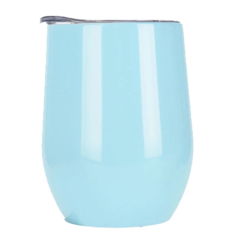 🥂 Taza Térmica de Acero Inoxidable con Tapa y Sorbete