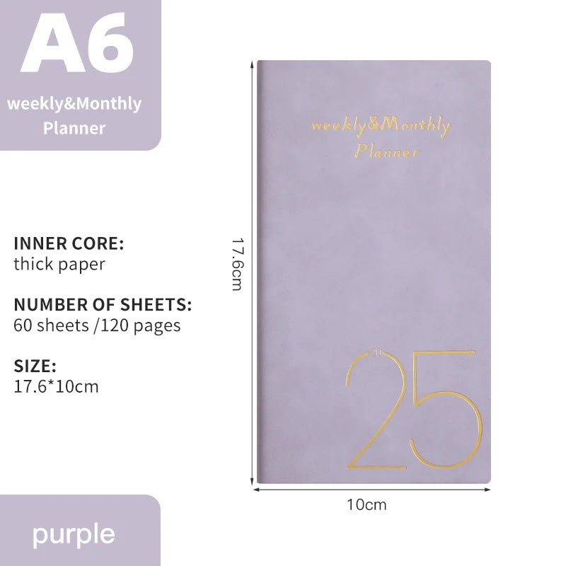 📖 Agenda 2025 – Planificador Semanal y Diario