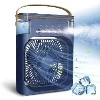 ❄️ Mini Enfriador de Aire 3 en 1 – Ventilador, Humidificador y Luz LED