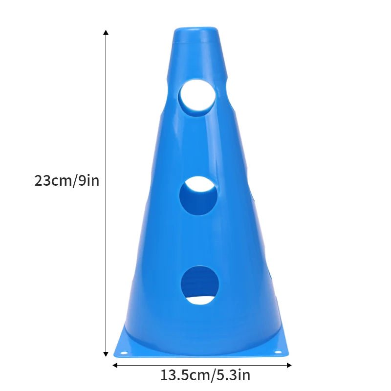 12PCS 18PCS 24PCS 30PCS 36PCS Durable Mark Cones Football Agility Training Sport with Hole - Koda Click Chile