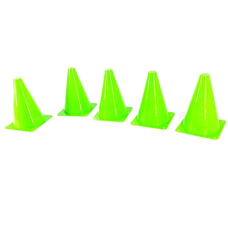 5pcs18CM Sign Bucket 6Inch Barrier Football Road Flat Training Cone Roller Pile Springback Marking Cup Symbol Sports Accessories - Koda Click Chile