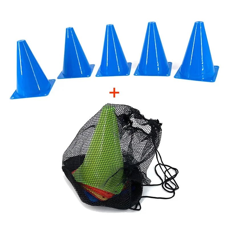 5pcs18CM Sign Bucket 6Inch Barrier Football Road Flat Training Cone Roller Pile Springback Marking Cup Symbol Sports Accessories - Koda Click Chile
