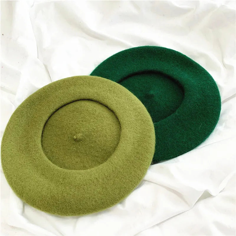 🎨 Boina de Lana para Mujer – Estilo Clásico y Elegante