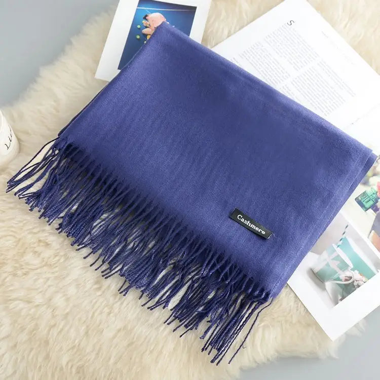 🧣 Bufanda de Algodón, Cachemira y Poliéster