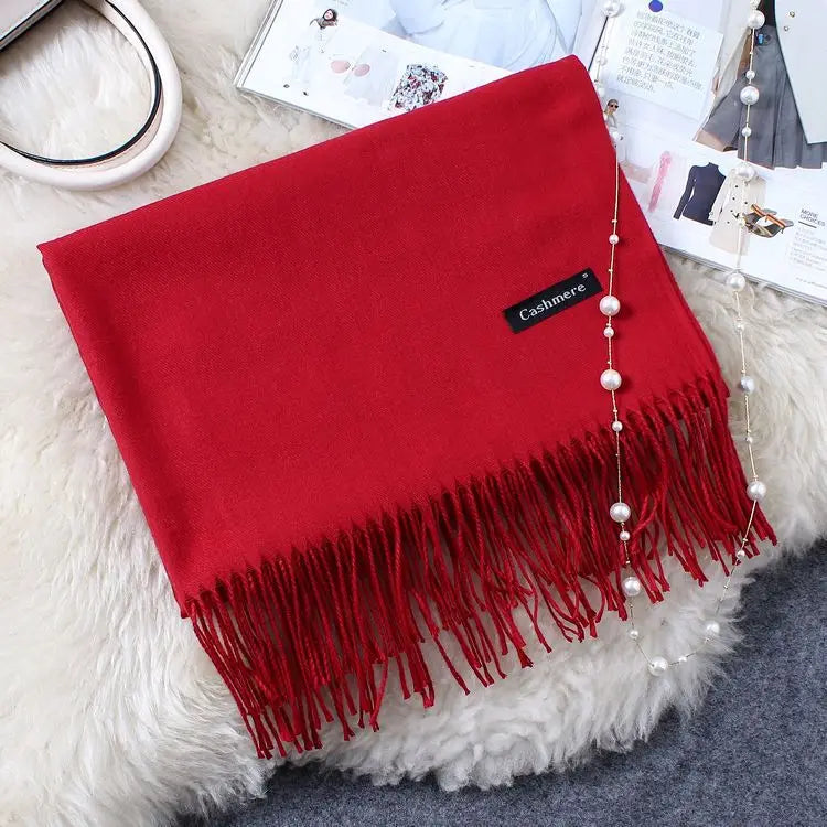 🧣 Bufanda de Algodón, Cachemira y Poliéster