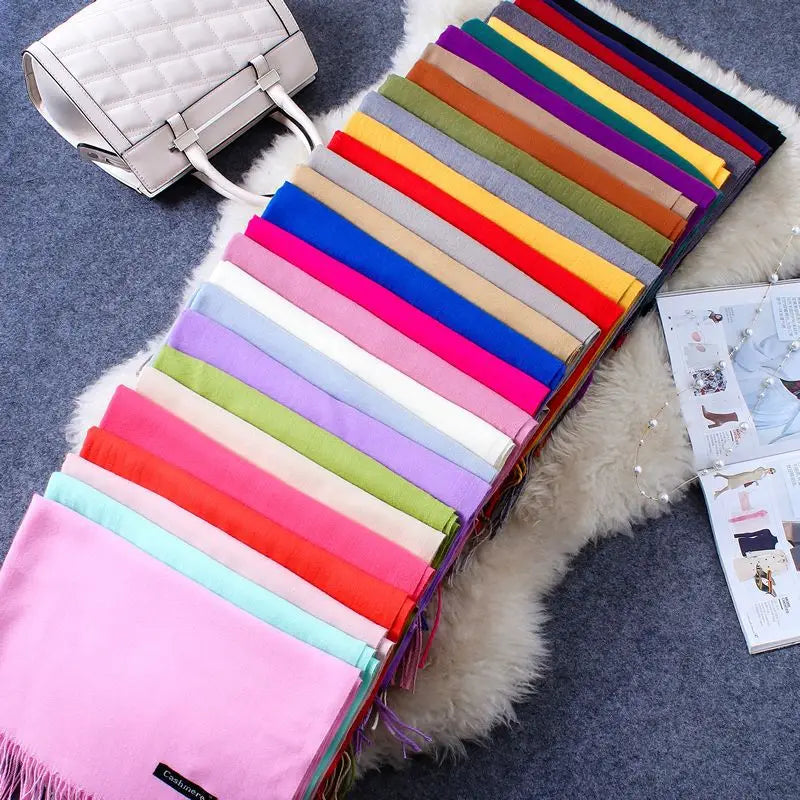 🧣 Bufanda de Algodón, Cachemira y Poliéster