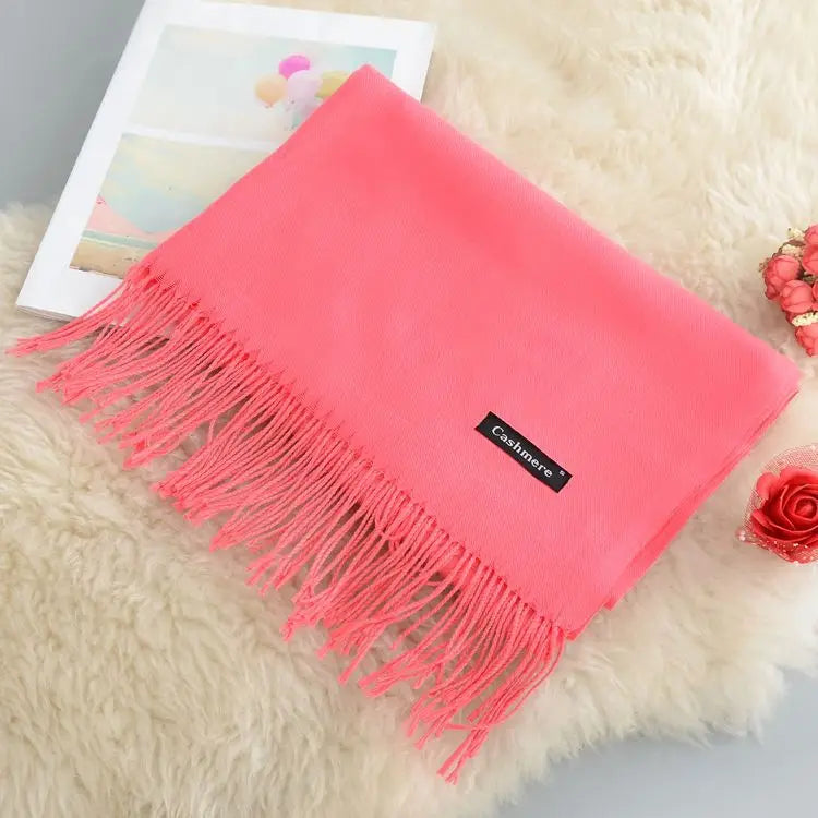 🧣 Bufanda de Algodón, Cachemira y Poliéster