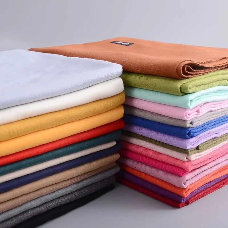 🧣 Bufanda de Algodón, Cachemira y Poliéster