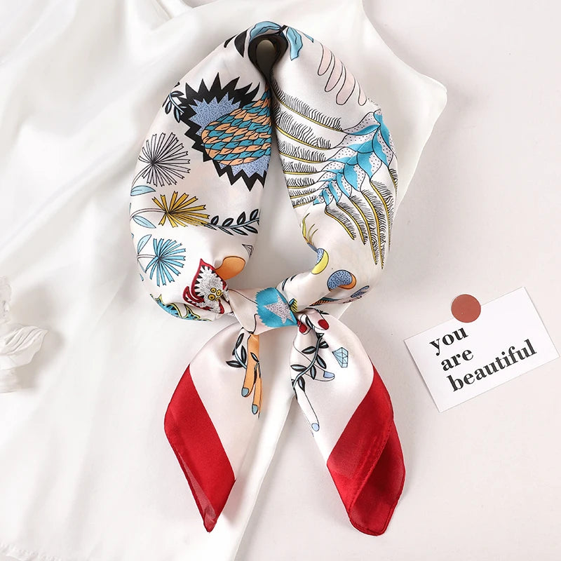 📌 Pañuelo de Mujer RUNMEIFA Estilo Fashion – Estampado a Cuadros, Versátil y Ligero