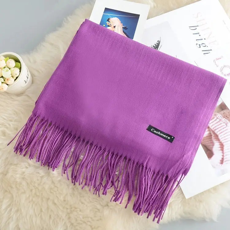 🧣 Bufanda de Algodón, Cachemira y Poliéster