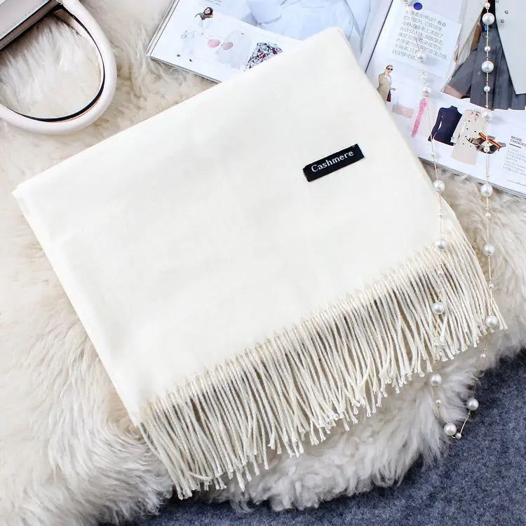 🧣 Bufanda de Algodón, Cachemira y Poliéster