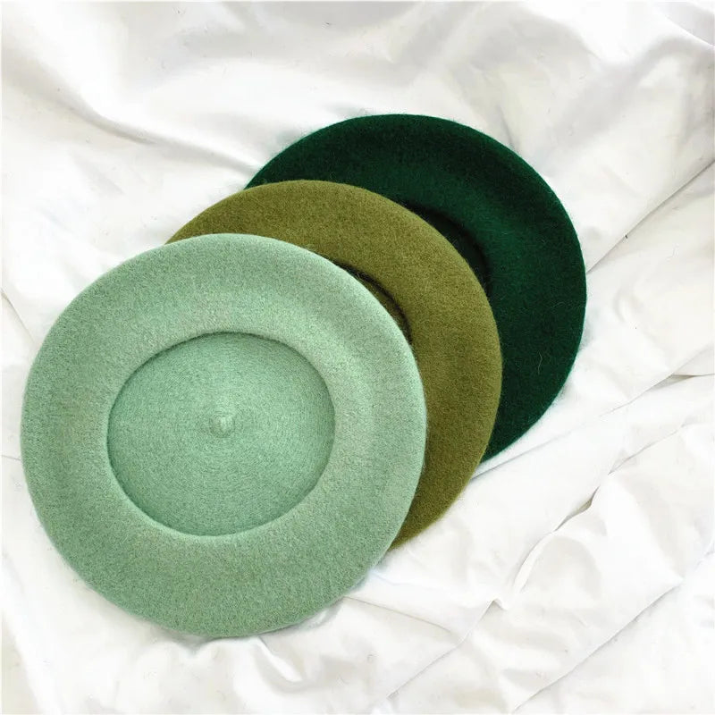 🎨 Boina de Lana para Mujer – Estilo Clásico y Elegante