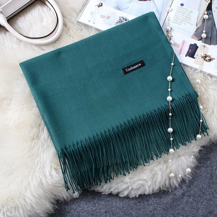 🧣 Bufanda de Algodón, Cachemira y Poliéster