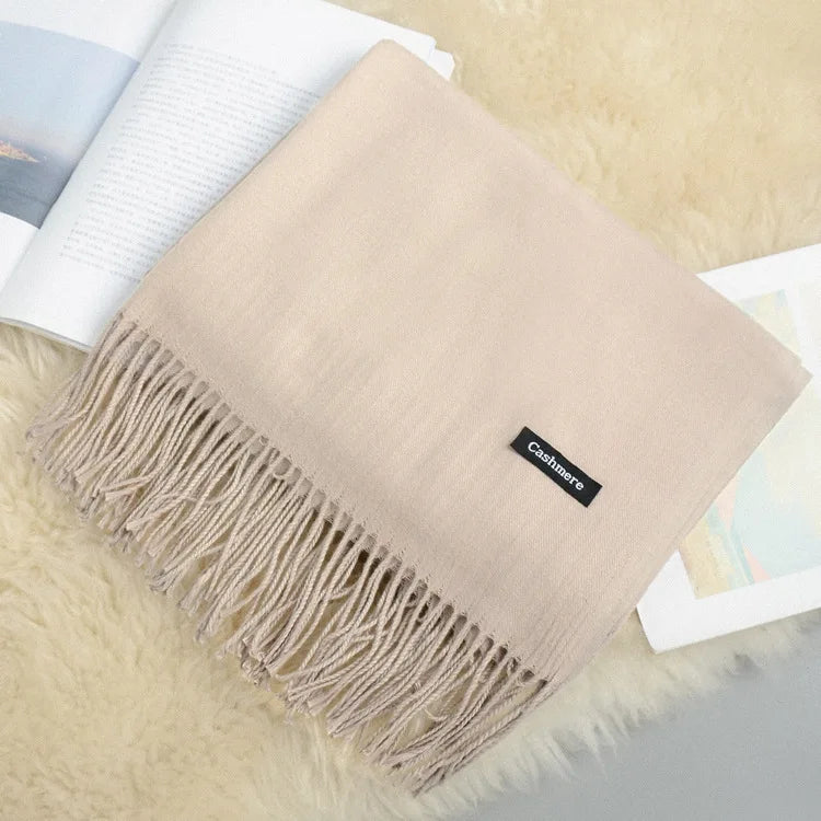 🧣 Bufanda de Algodón, Cachemira y Poliéster