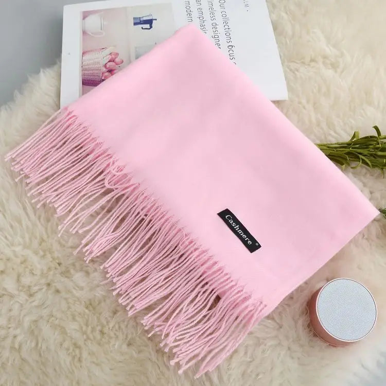 🧣 Bufanda de Algodón, Cachemira y Poliéster