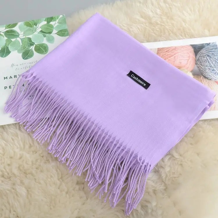 🧣 Bufanda de Algodón, Cachemira y Poliéster