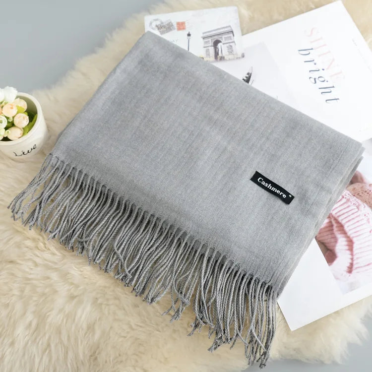 🧣 Bufanda de Algodón, Cachemira y Poliéster