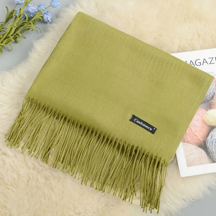 🧣 Bufanda de Algodón, Cachemira y Poliéster