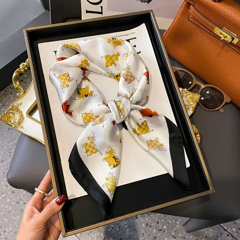 🧣 Pañuelo de Imitación Seda – Elegante y Versátil