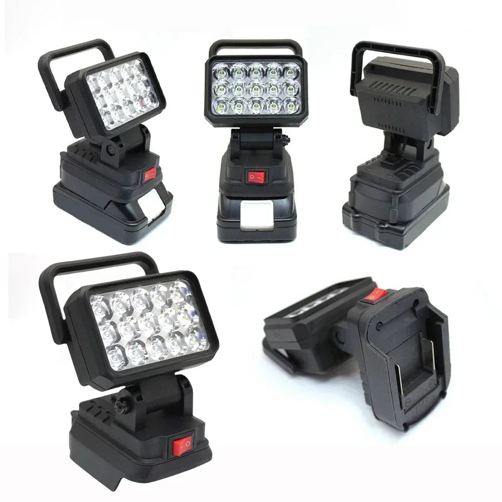 💡 Linterna LED Portátil 15 Perlas para Trabajo 🔦
