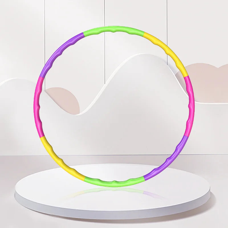 Sport Removable Color Hoop Equipment For Children Portable Exercise Plastic Fitness Training Hoola Circle Children's Best Gifts