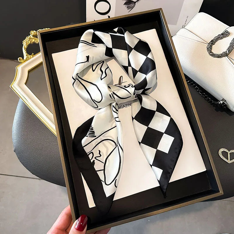 🧣 Pañuelo de Imitación Seda – Elegante y Versátil