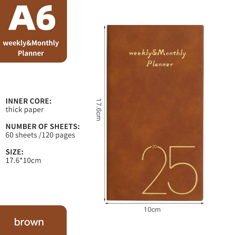 📖 Agenda 2025 – Planificador Semanal y Diario