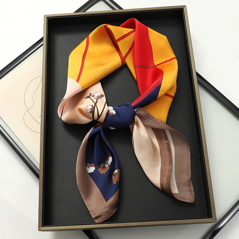 📌 Pañuelo Floral RUNMEIFA – Estilo Fashion para Mujer, 4 Colores Disponibles