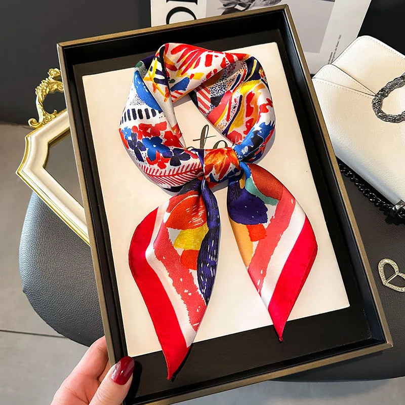 🧣 Pañuelo de Imitación Seda – Elegante y Versátil