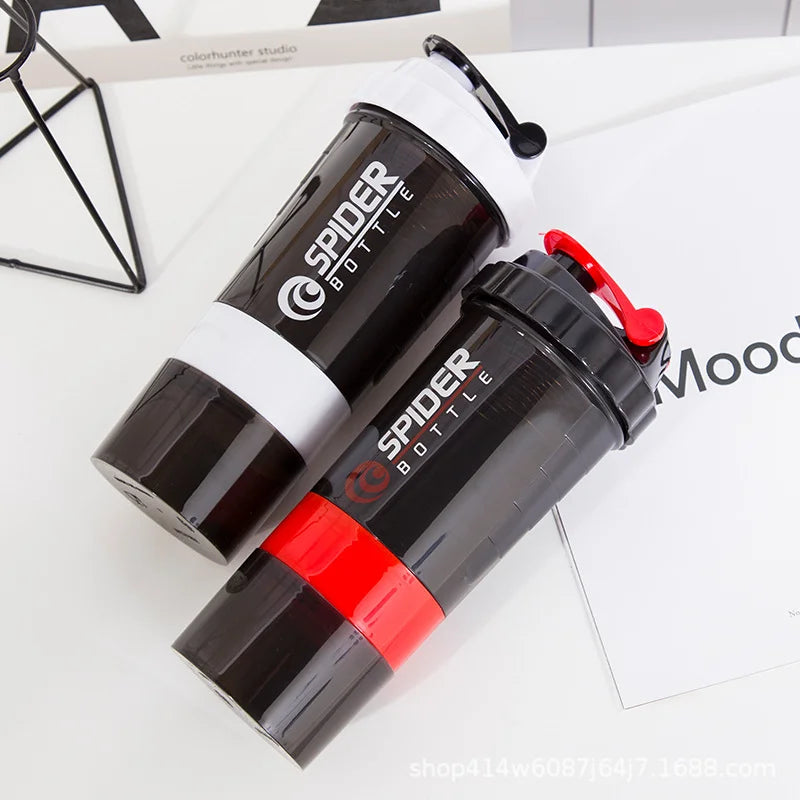 🏋️‍♂️ Botella Deportiva de 3 Capas – Ideal para Proteína y Ejercicio