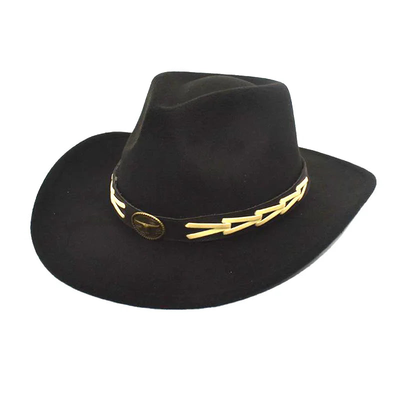 🤠 Sombrero Fedora Unisex – Estilo Cowboy con Diseño Único