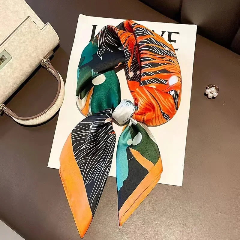 🧣 Pañuelo de Imitación Seda – Elegante y Versátil