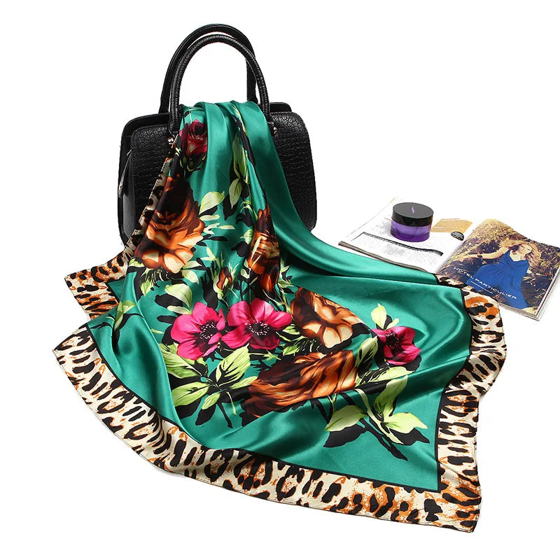 🧣 Pañuelo de Satén WUBXOLO – Estilo y Versatilidad