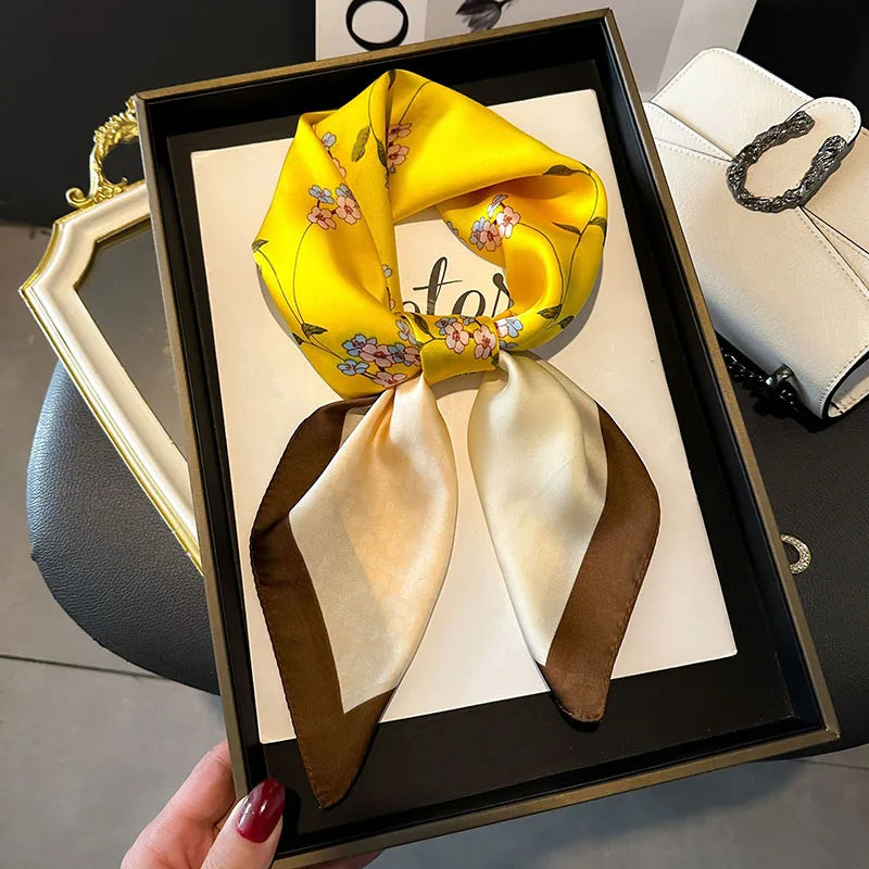 🧣 Pañuelo de Imitación Seda – Elegante y Versátil