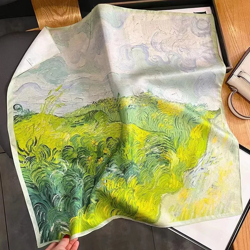 🧣 Pañuelo de Imitación Seda – Elegante y Versátil