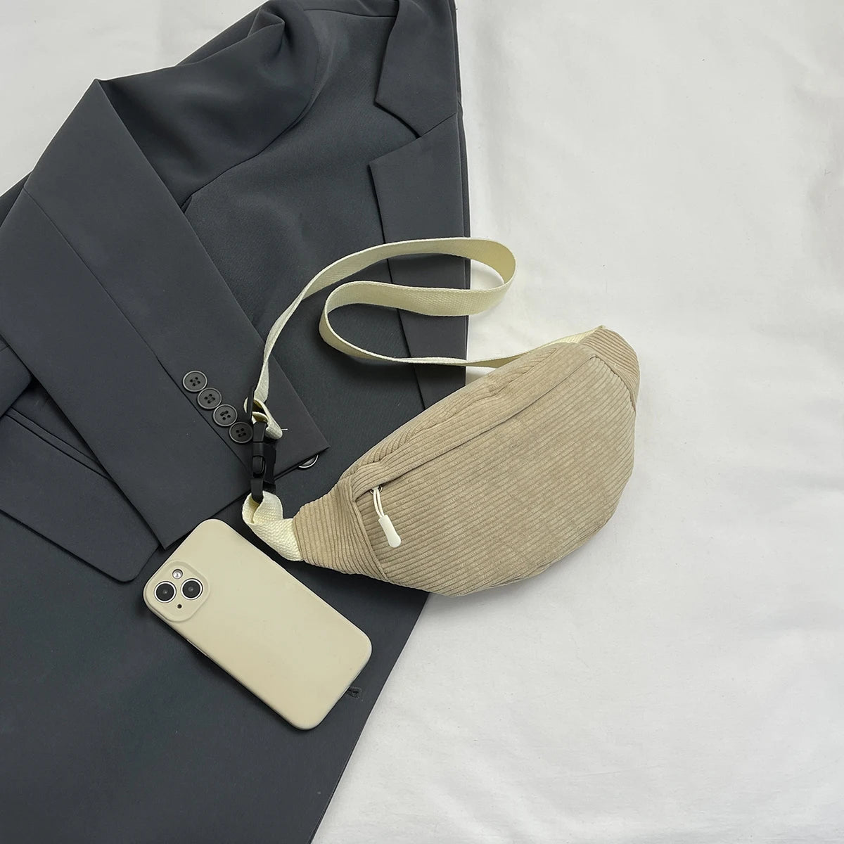 📌 Riñonera AEROCANDY de Pana Unisex