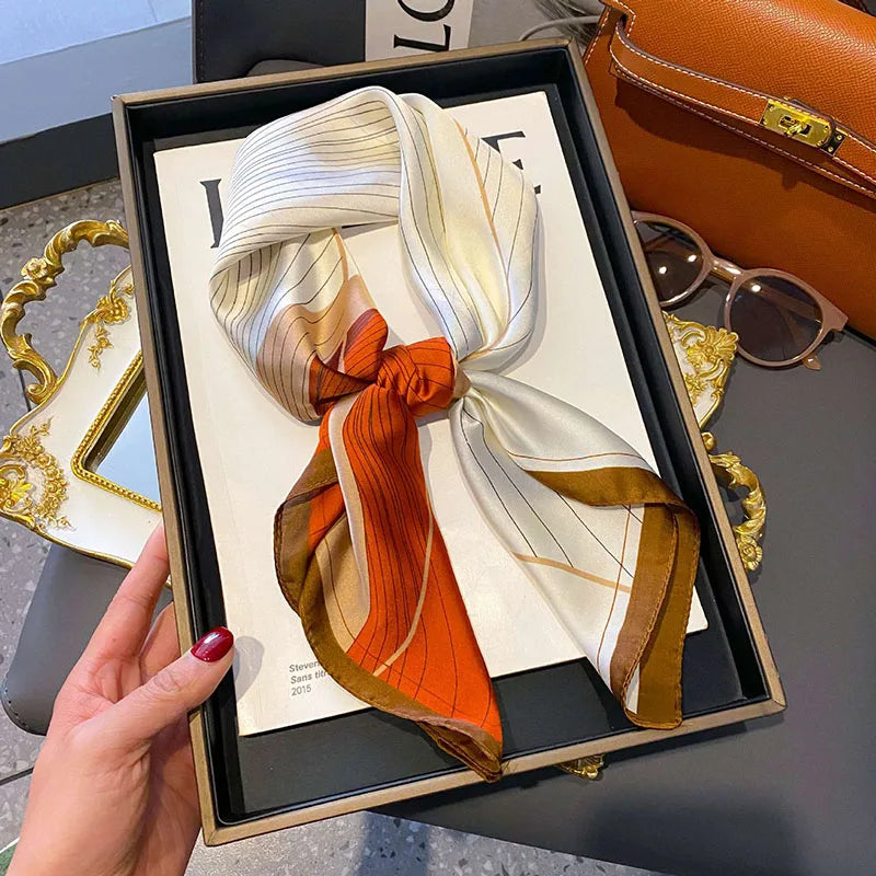 🧣 Pañuelo de Imitación Seda – Elegante y Versátil