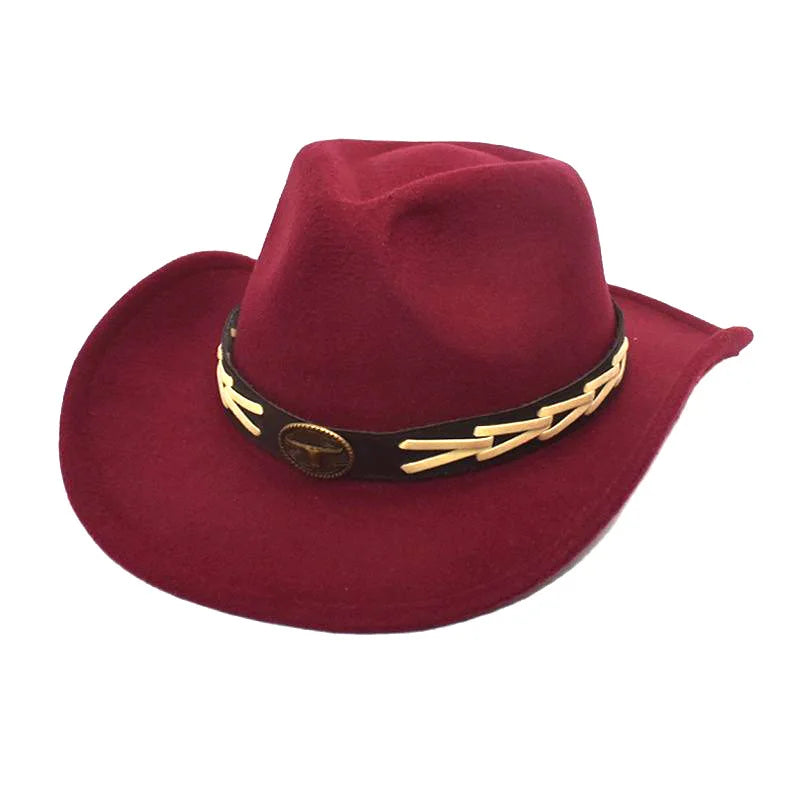 🤠 Sombrero Fedora Unisex – Estilo Cowboy con Diseño Único
