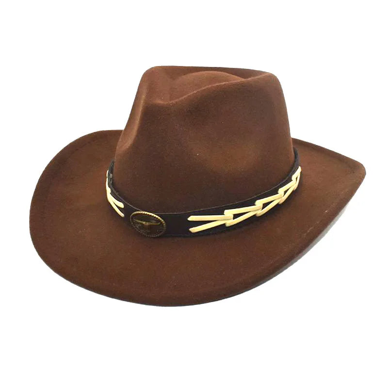 🤠 Sombrero Fedora Unisex – Estilo Cowboy con Diseño Único