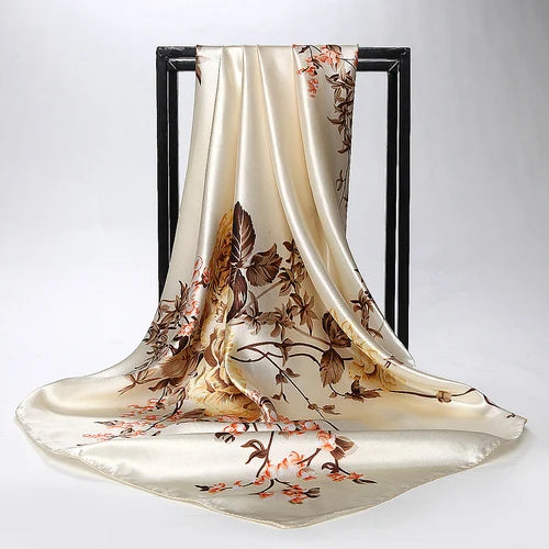 🧣 Pañuelo de Satén WUBXOLO – Estilo y Versatilidad