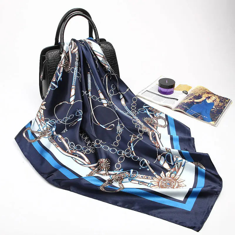 🧣 Pañuelo de Satén WUBXOLO – Estilo y Versatilidad