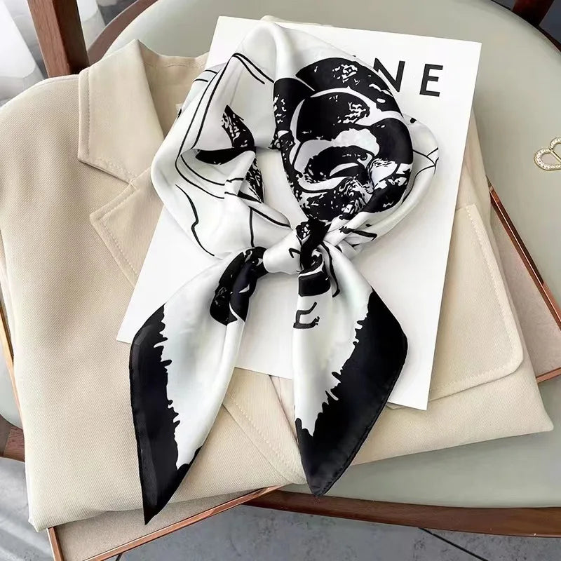 🧣 Pañuelo de Imitación Seda – Elegante y Versátil