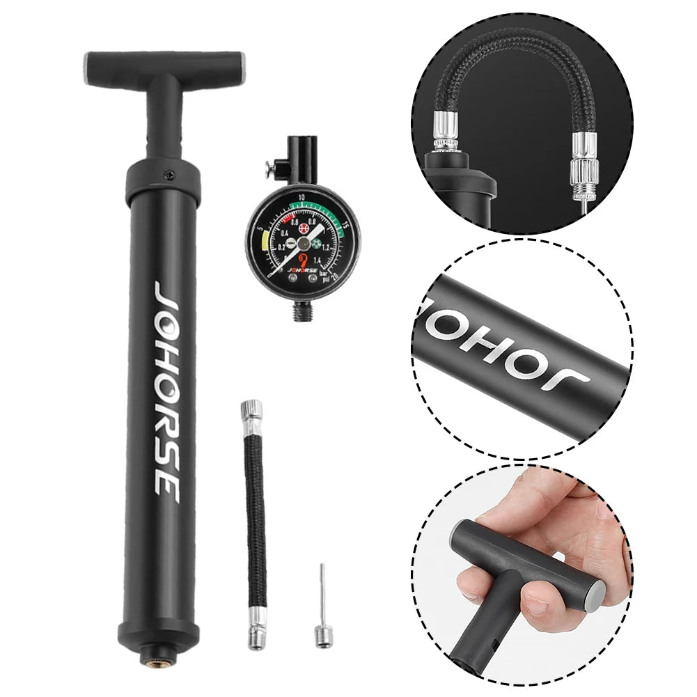 🏀 Inflador de Aire Portátil para Baloncesto y Fútbol ⚽