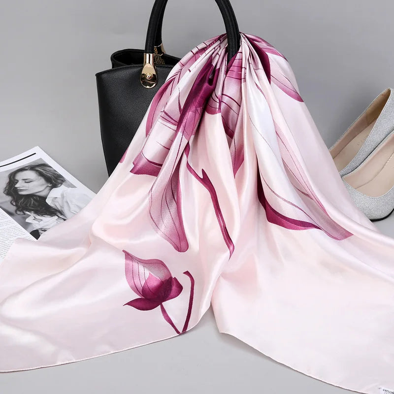 🧣 Pañuelo de Satén WUBXOLO – Estilo y Versatilidad